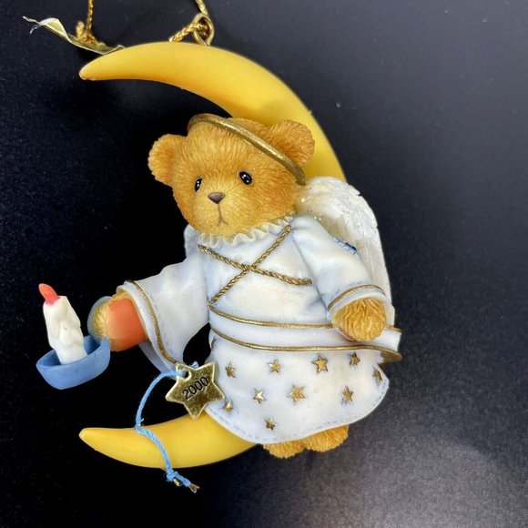 ANGEL SITTING ON MOON 2000 Cherished Teddies Hanging Ornament #706663 - Picture 11 of 14